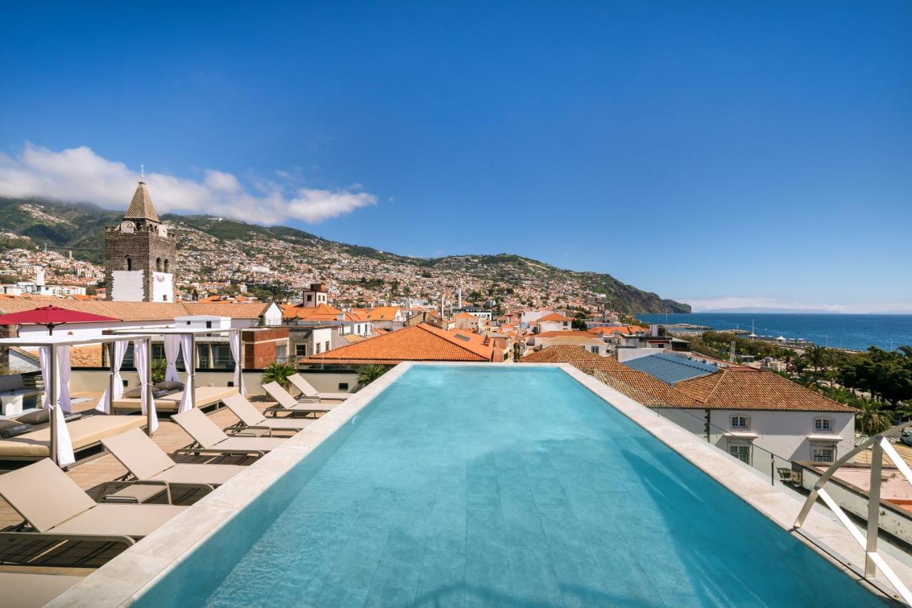 Barcelo Funchal Oldtown酒店 外观 照片 The rooftop pool at the hotel